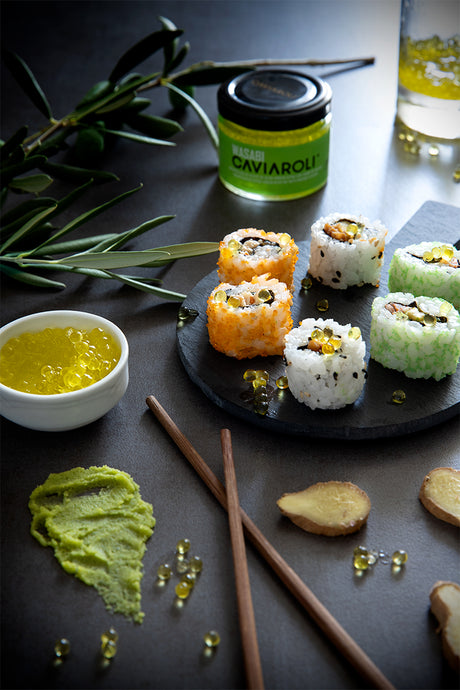 Perlas de Aceite de Oliva Virgen con Wasabi: La Fusión Perfecta de Sabores Mediterráneos y Asiáticos